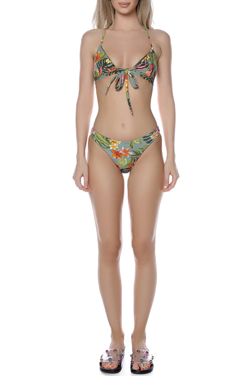 Slip de baie cu imprimeu floral Duca Ayanna Banana Moon