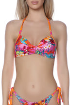 Sutien de baie cu imprimeu floral Eyro Sunrise Banana Moon