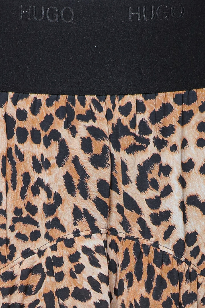 Fusta cu animal print Redea HUGO - 5