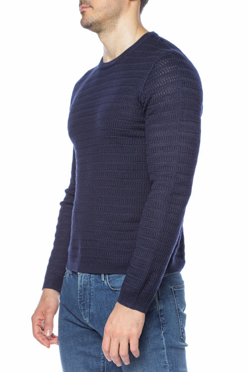 Pulover cu model discret Emporio Armani
