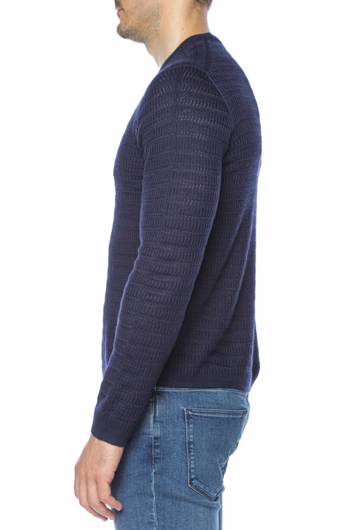 Pulover cu model discret Emporio Armani