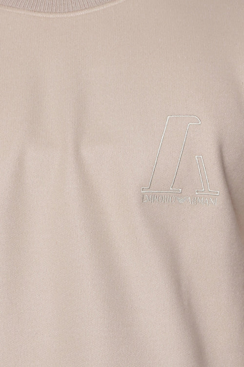 Bluza sport cu decolteu rotund Emporio Armani