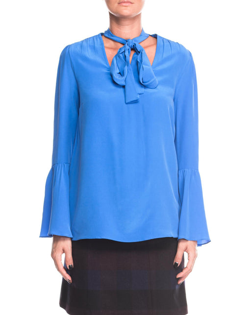 Bluza de matase cu maneci clopot Michael Michael Kors