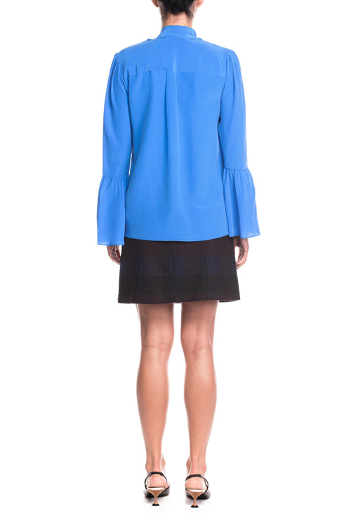 Bluza de matase cu maneci clopot Michael Michael Kors