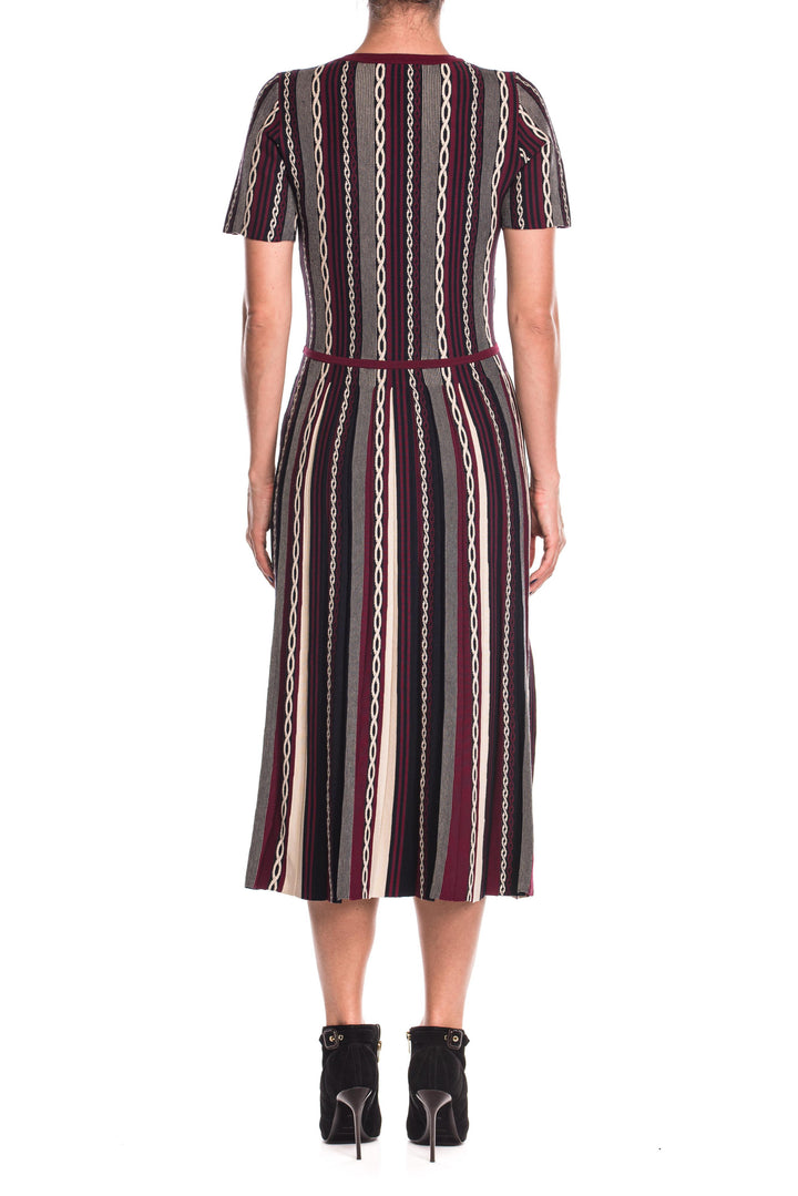 Rochie midi Striped Tory Burch - 2