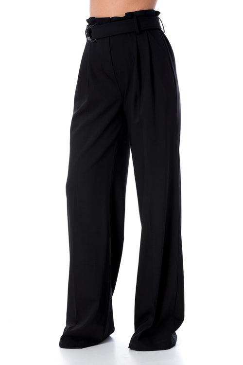 Pantaloni cu talie inalta Michael Michael Kors