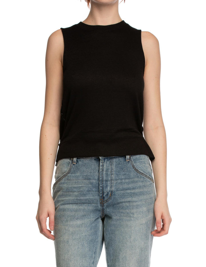 Top cu decolteu rotund Bowery rag & bone
