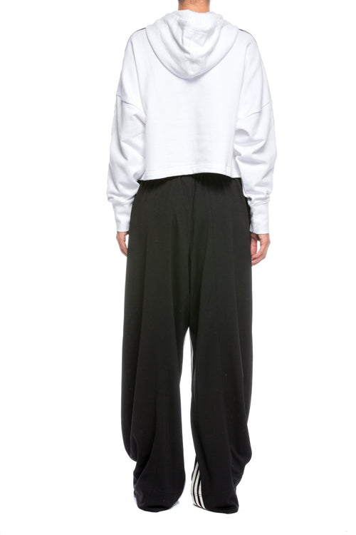 Hanorac alb din bumbac Cropped Adidas Originals