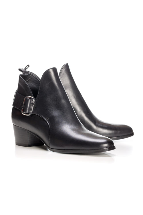 Ghete de piele Ginger Interlock Marc Jacobs