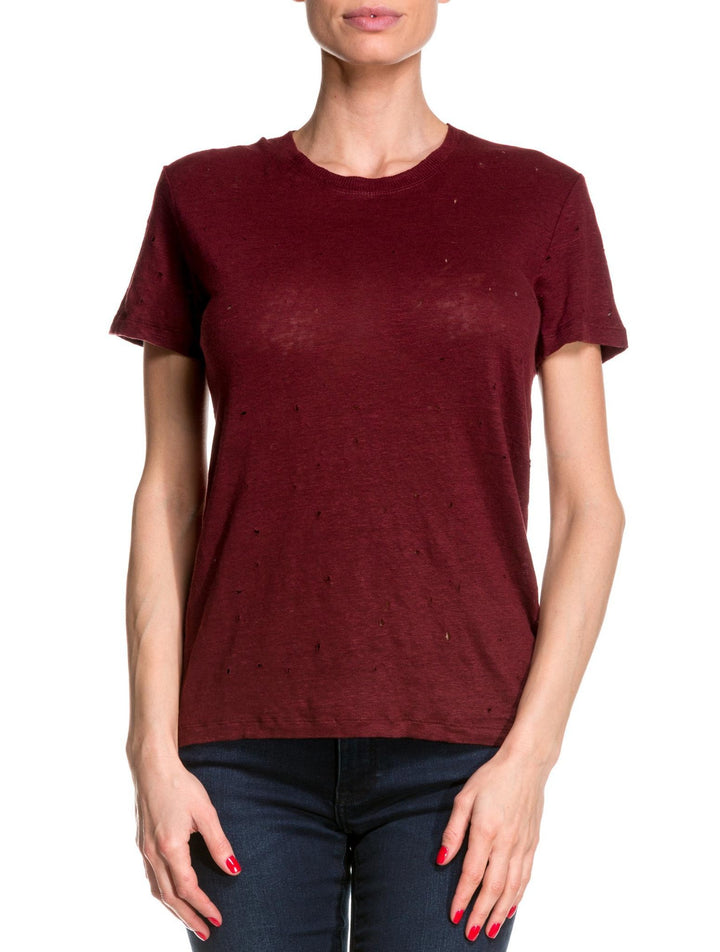 Tricou dama cu model perforat IRO