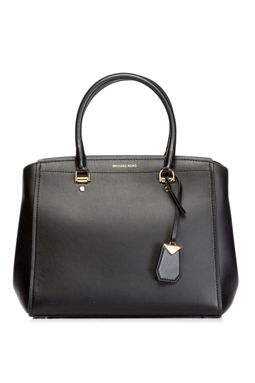 Geanta de piele Benning Michael Michael Kors