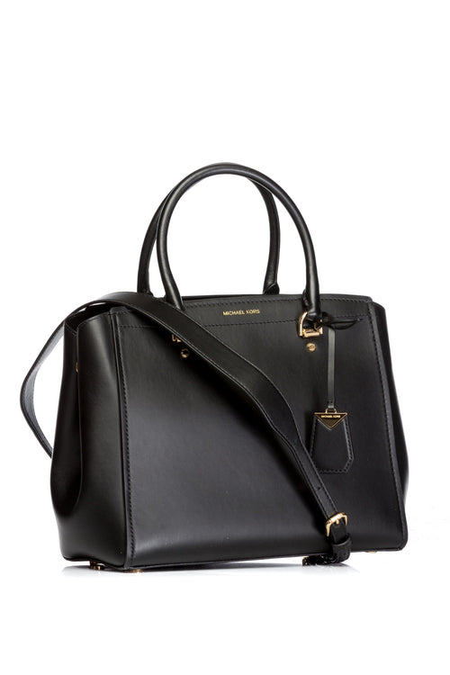 Geanta de piele Benning Michael Michael Kors