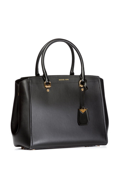 Geanta de piele Benning Michael Michael Kors