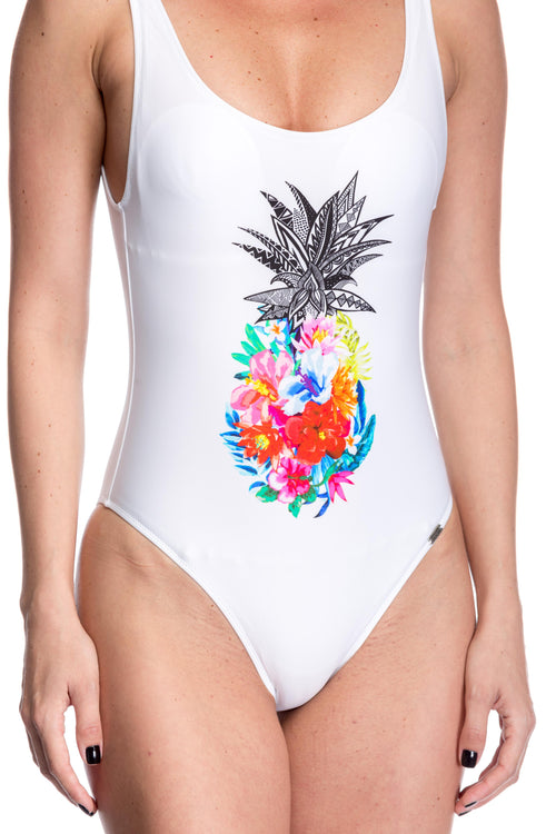 Costum de baie alb Banana Moon