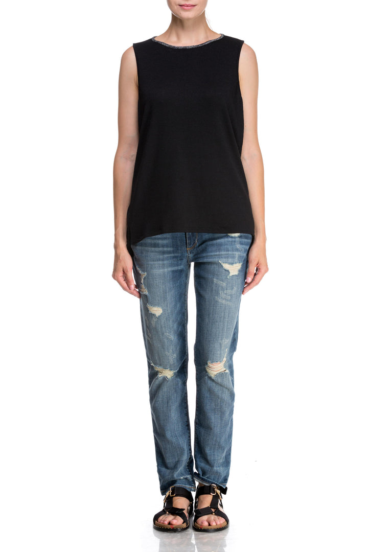 Top negru Oasis Rag & Bone - 3