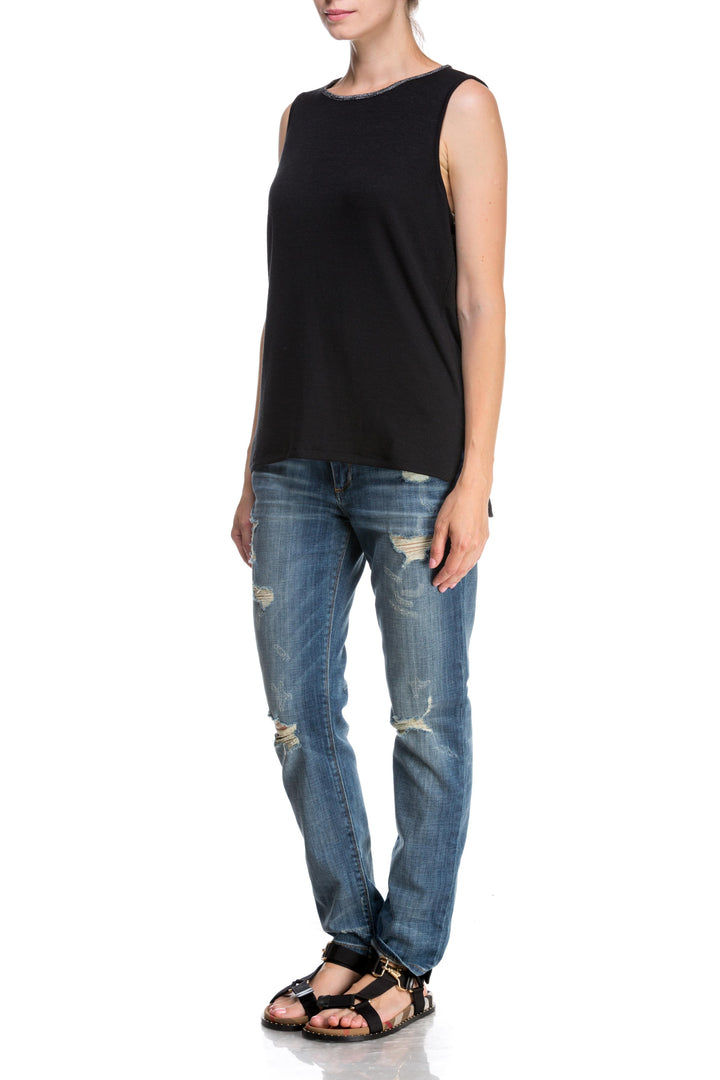 Top negru Oasis Rag & Bone - 1