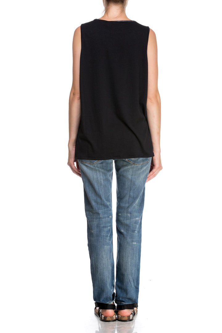 Top negru Oasis Rag & Bone - 2