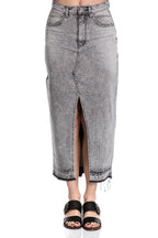 Fusta din denim midi ONETEASPOON 