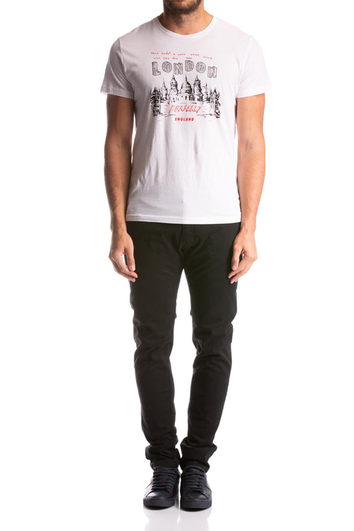 Pantaloni negri slim fit La Martina