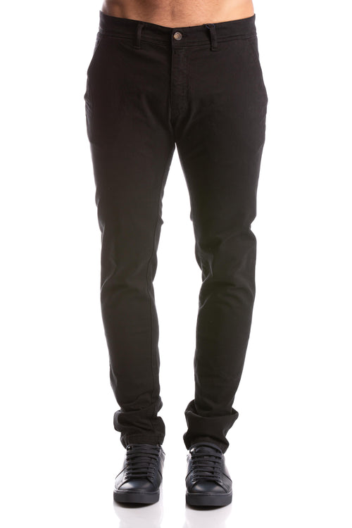 Pantaloni negri slim fit La Martina