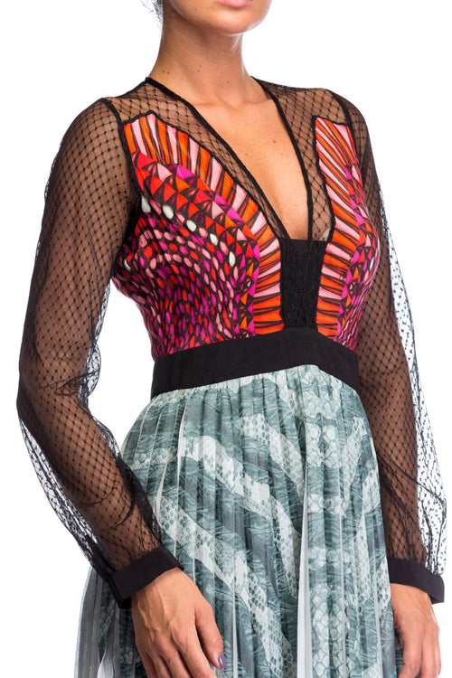 Rochie cu imprimeu fantezie Just Cavalli - 3