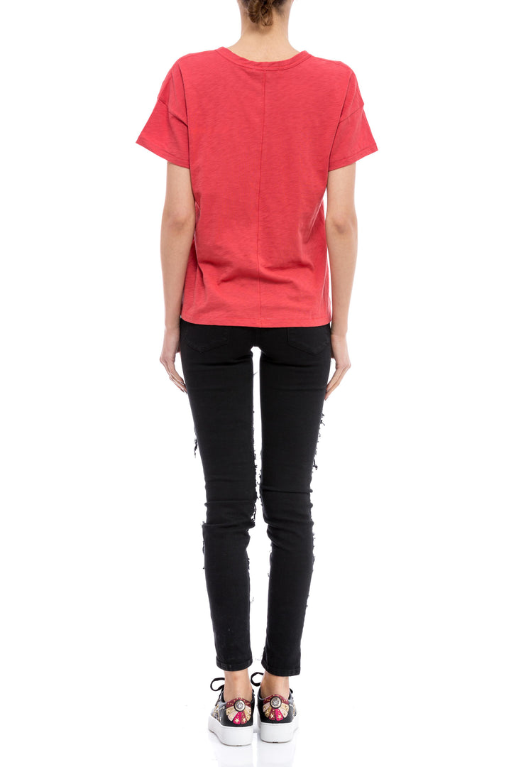 Tricou dama cu print text Rag & Bone - 2