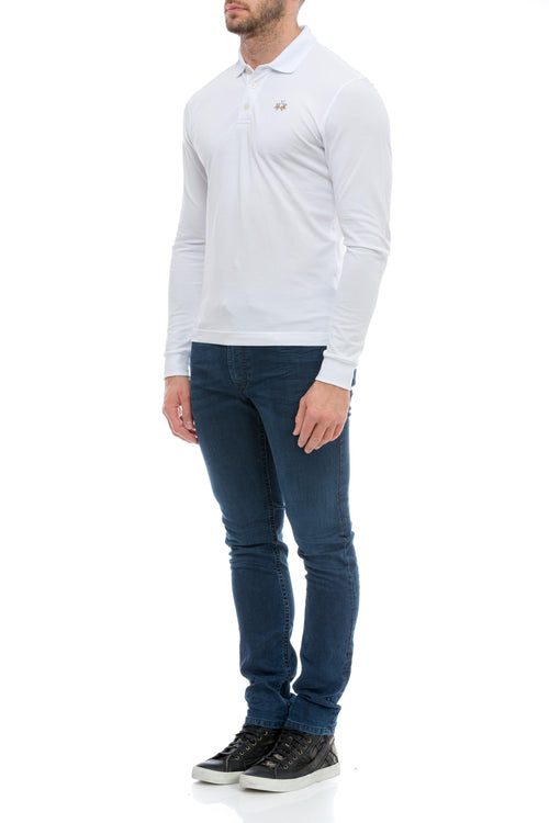 Bluza polo alba La Martina